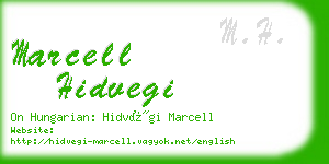 marcell hidvegi business card